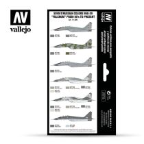 MA71605, Model Air: Model Air Set Soviet / Russian colors MiG-29 "Fulcrum" (8)   , Vallejo, voor €22, Geleverd door Bliek Modelbouw, Neerloopweg 31, 4814RS Breda, Telefoon: 076-5497252